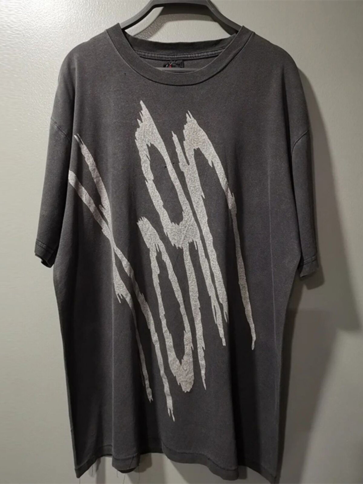 thumbnail for Korn Band Trendy Street Hip-Hop Letter Print Short-Sleeve Unisex Amekaji Heavy Cotton T-Shirt