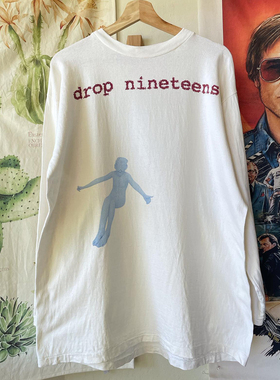 Drop Nineteens欧美独立摇滚乐团长袖T恤post-punk美式复古上衣潮