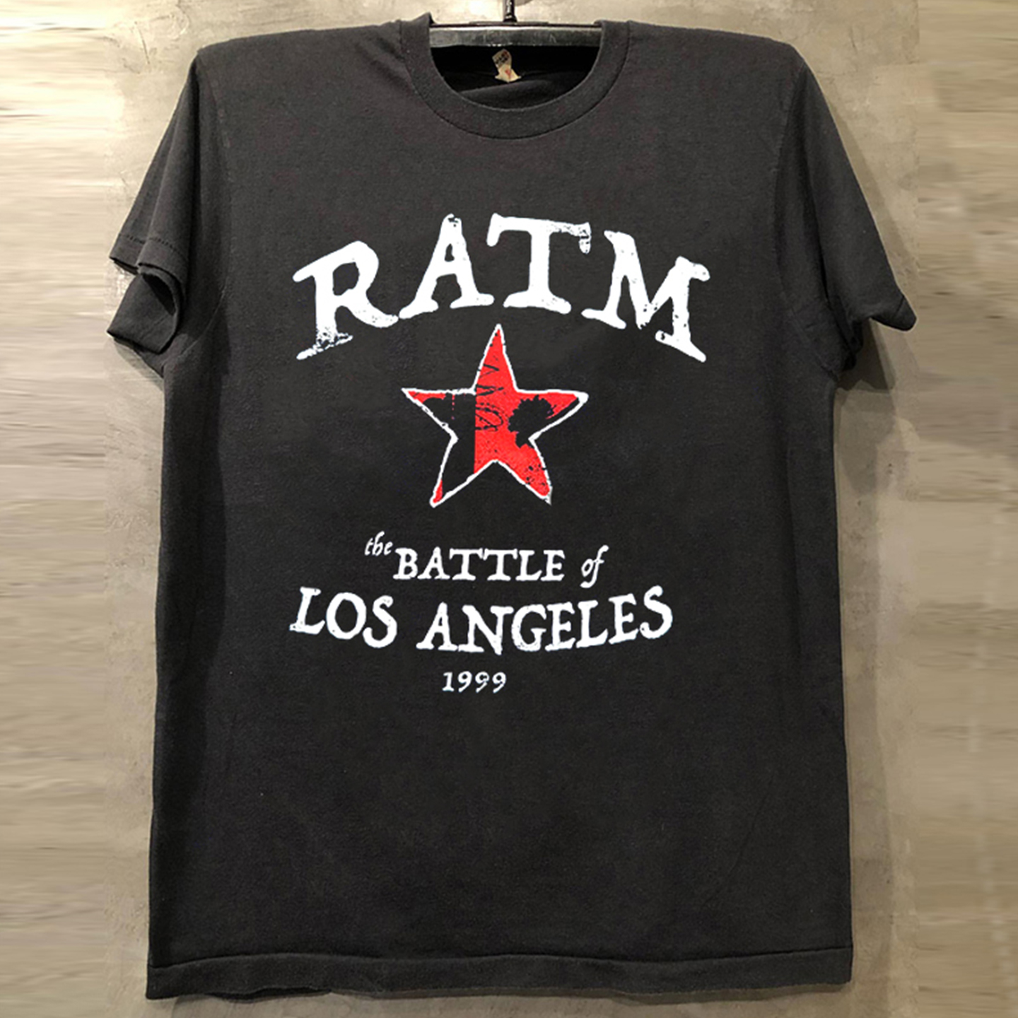 RATM愤怒机器摇滚乐队短袖T恤hiphop重磅潮牌美式小领口体恤衫男