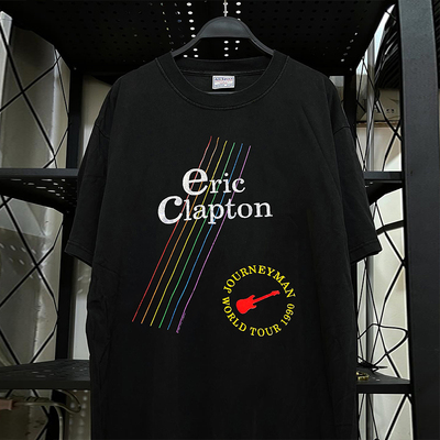 埃里克帕特里克克莱普顿美式T恤