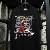 Dennis 潮 T恤chic纯棉半截袖 Rodman篮板王丹尼斯·罗德曼美式 短袖