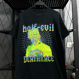 Juice WRLD朱斯沃尔德嘻哈歌手hiphop高街痞帅短袖男女重磅棉T恤