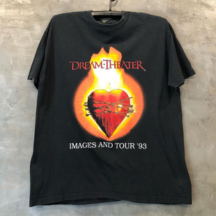 Dream Theater梦剧院乐队周边短袖T恤欧美摇滚金属vintage半袖潮