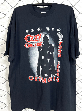 Ozzy Osbourne奥兹·奥斯朋歌手潮牌重磅短袖T恤cec美式复古半袖
