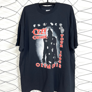 Ozzy Osbourne奥兹·奥斯朋歌手潮牌重磅短袖T恤cec美式复古半袖