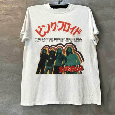 PinkFloyd波普艺术人像印花短袖