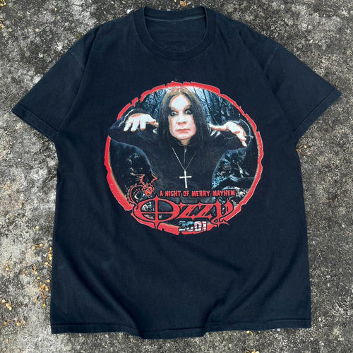OzzyOsbourne暗黑哥特风短袖