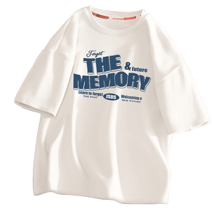 青少年短袖t恤男夏季2026新款纯棉宽松上衣初中生学生男款半袖潮