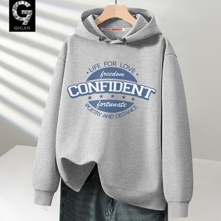 美式卫衣男款2026新款春秋款潮牌青少年带帽衫学生春季连帽外套