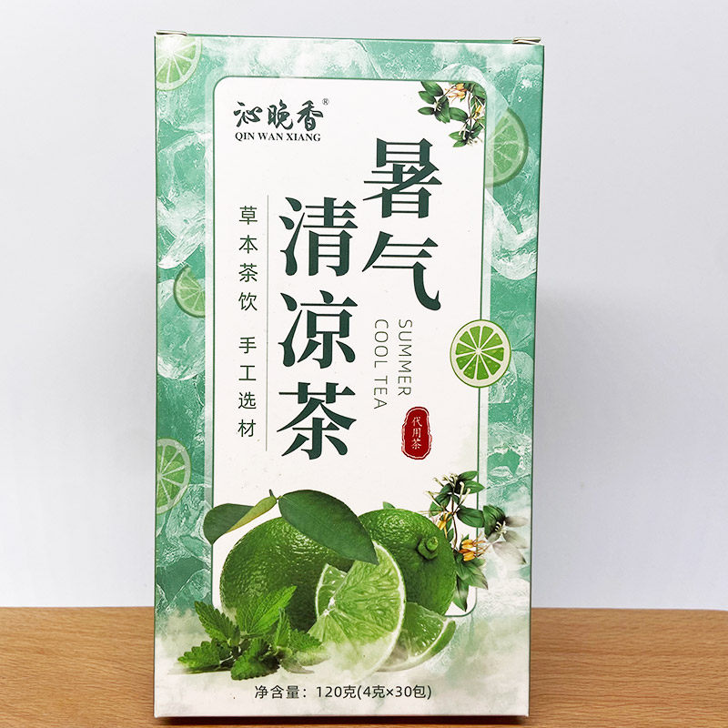 沁晚香草本茶饮暑气清凉茶代用茶120g（4g*30包）热水冲泡茶,茶,代用/花草茶,淘宝优惠券,粉丝福利购,淘宝优惠卷