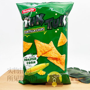 临期印尼进口诺思乐145g玉米片追剧休闲食品解馋小零食薯片膨化