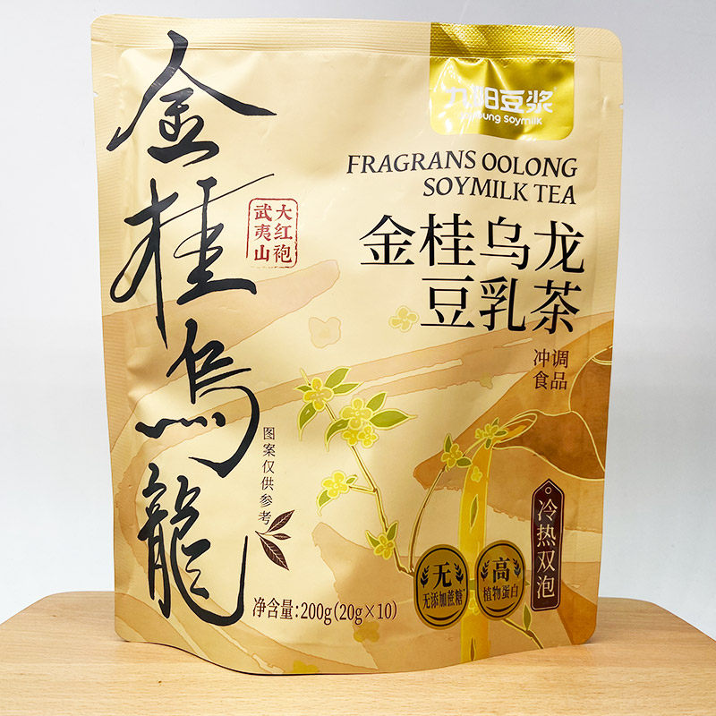 临期清仓九阳豆浆200g无蔗糖金桂乌龙豆乳茶即冲即饮冷热双泡,咖啡/麦片/冲饮,豆浆,淘宝优惠券,粉丝福利购,淘宝优惠卷