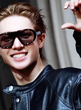 martin马丁同款飞行员款式蛤蟆镜男痞帅复古朋克太阳镜方圆脸显瘦