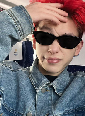 gm猫眼墨镜男士复古小框王嘉尔同款偏光防紫外线登山近视太阳眼镜