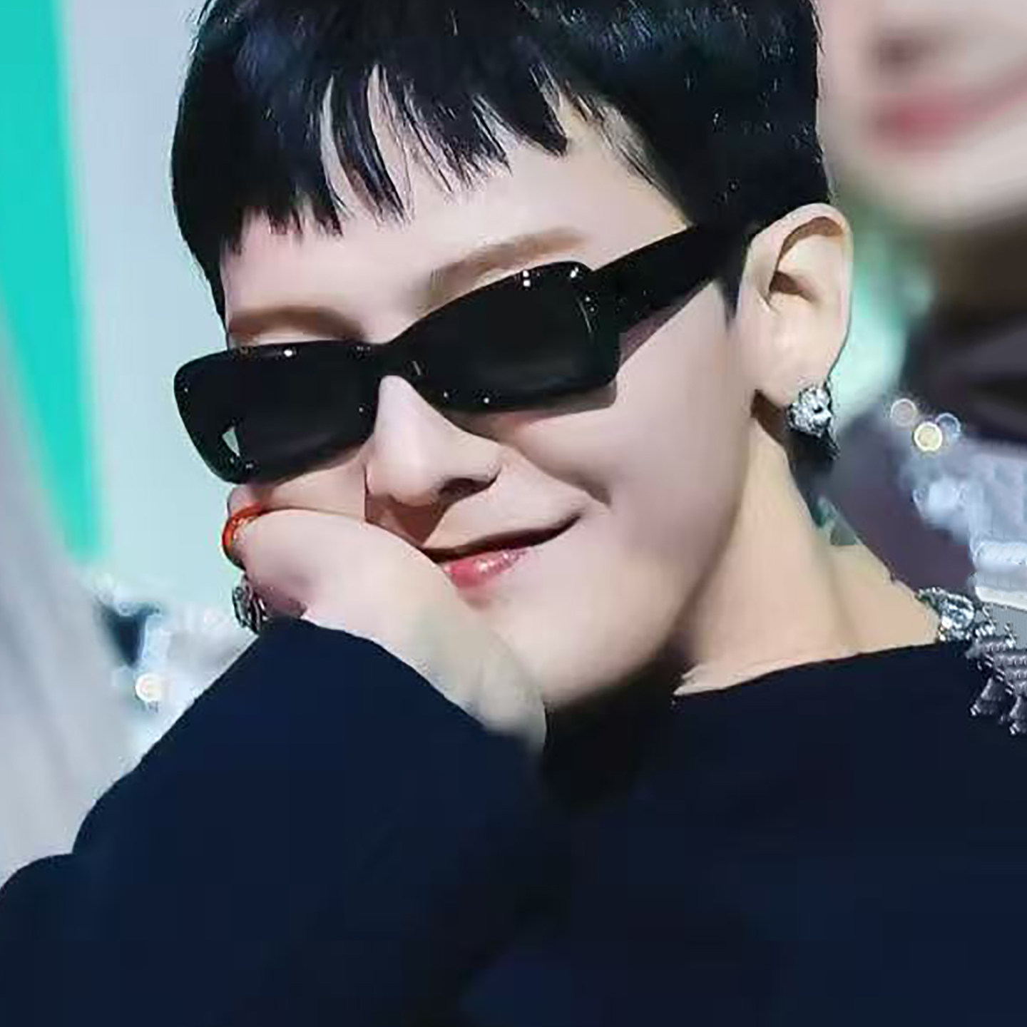 权志龙同款墨镜男款2026新款高级感猫眼偏光防紫外线近视太阳眼镜