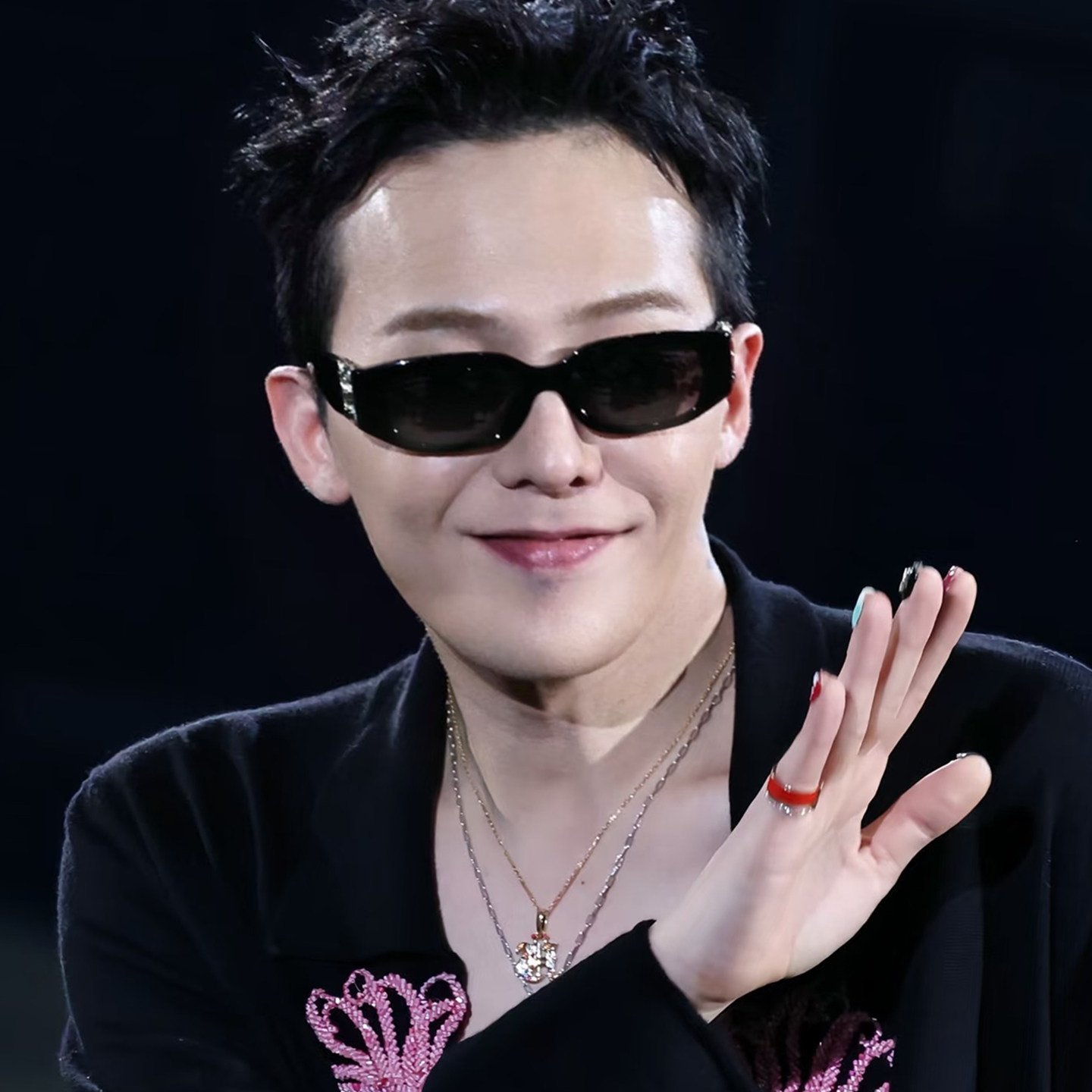 权志龙同款墨镜男士韩版复古方形小框偏光防紫外线近视太阳眼镜女