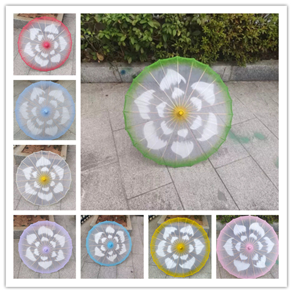 春晚茉莉花舞蹈伞茉莉花开茉莉情怀娟沙透明舞台表演出文艺晚会伞