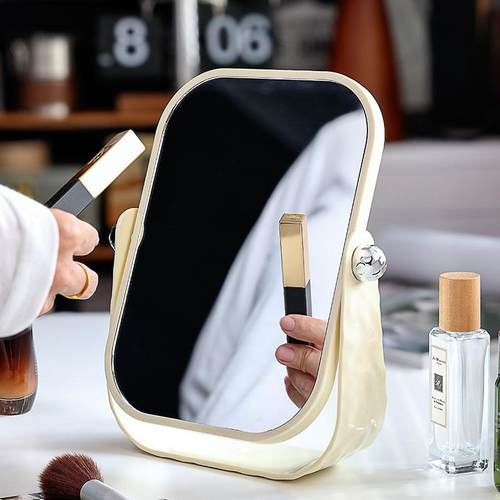 高颜值简约镜子双面台式镜