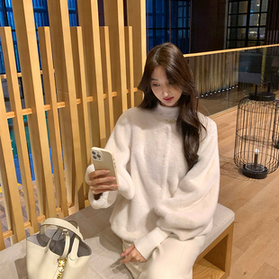 【清仓商品不退不换】 松茶可可/气质环保皮草外套短款加厚上衣