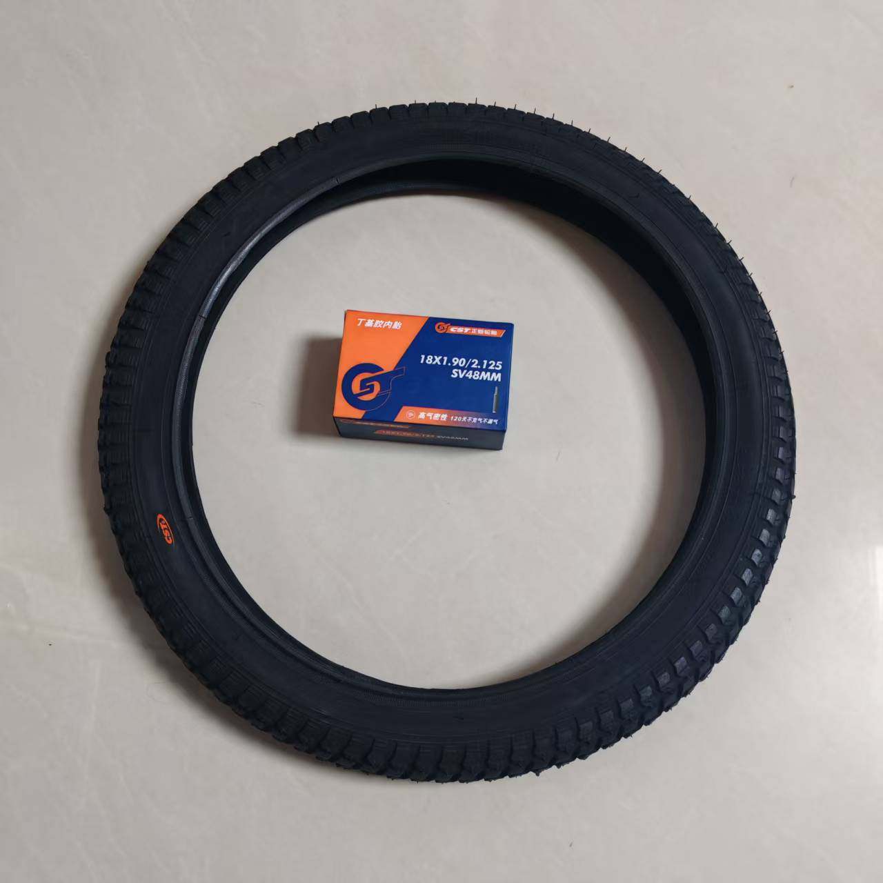 儿童自行车轮胎正新57-355/18X2.125外胎内胎车胎童车配件包邮