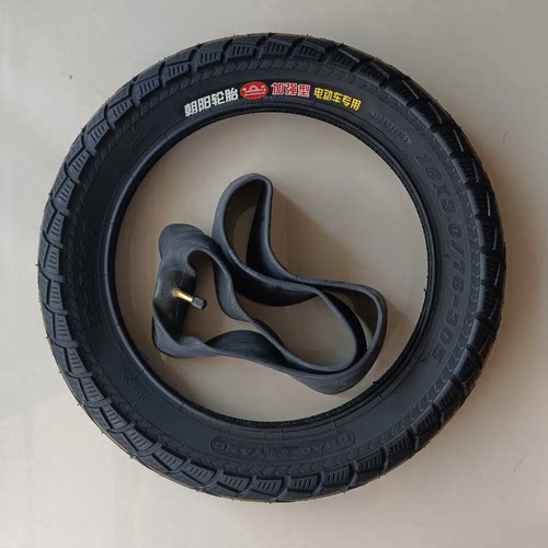 电动车轮胎朝阳16X3.0外胎内胎