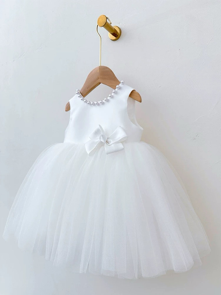 韩版女宝宝周岁公主裙生日抓周礼服花童婚纱蓬蓬裙新款高端连衣裙