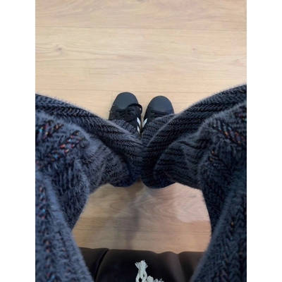 七彩灰灯芯绒休闲裤男款秋冬慵懒风宽松裤子高级感垂感运动裤