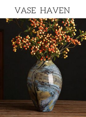 宋代美学特别好看的复古风氛围感花瓶2026热卖干花水培家居装饰品