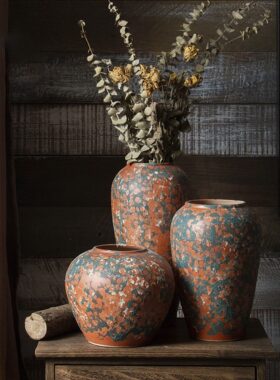 宋代宋式美学超好看禅意复古氛围感花瓶网红爆款情绪稳定插花器