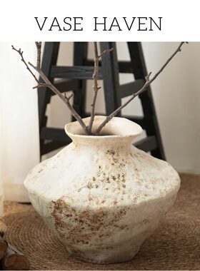 宋代美学超好看侘寂风陶瓷花瓶2026热卖民宿酒馆茶楼干花水培摆件