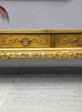 精品金丝楠木小叶桢楠明式雕花抽屉电视影视柜收纳柜置物柜红木家