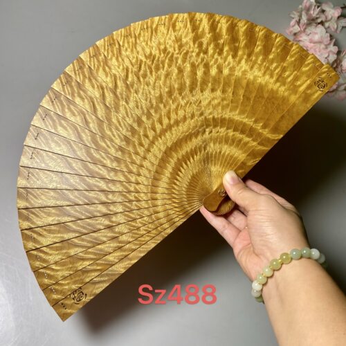金丝楠木无漆无蜡便携式扇子礼盒