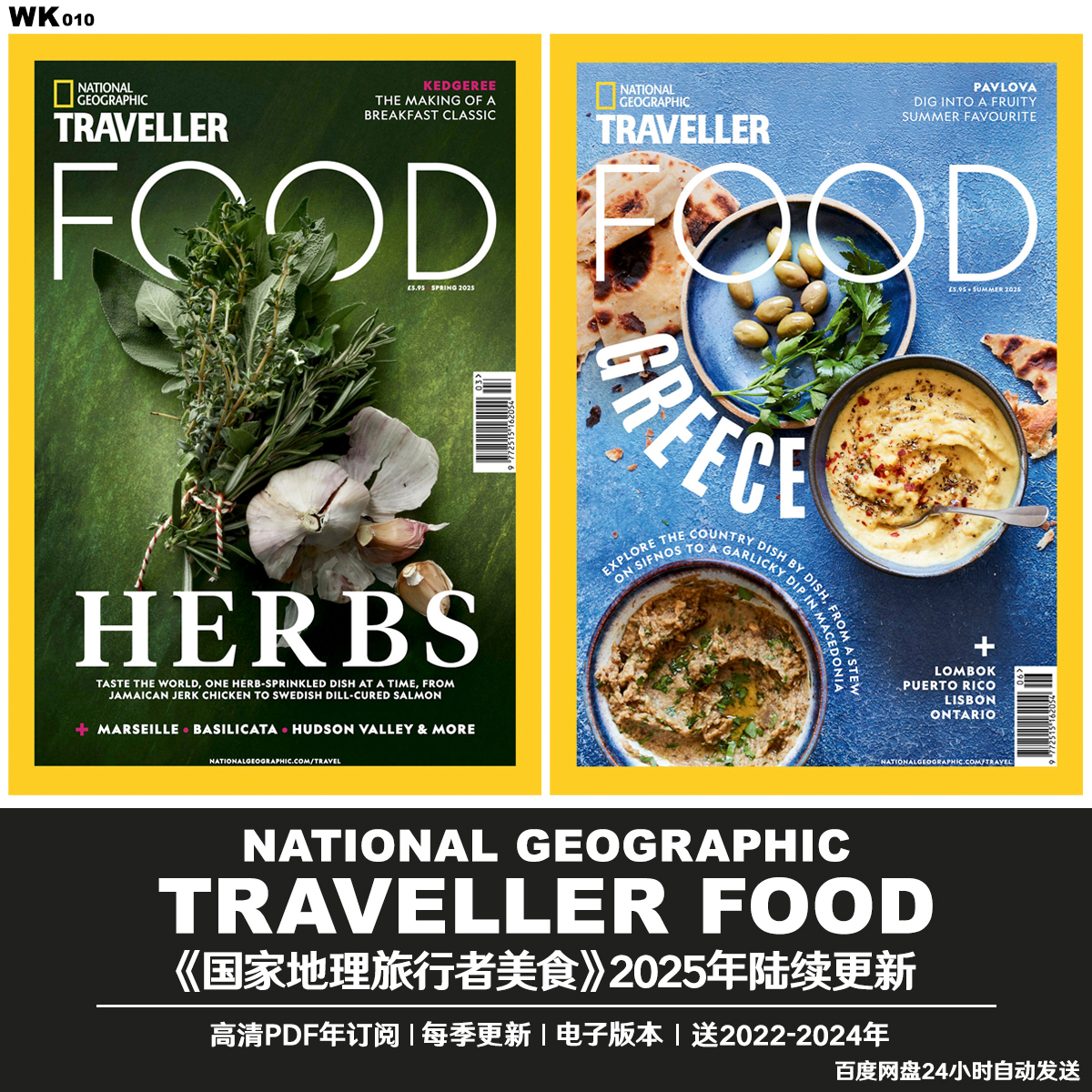 国家地理旅行者美食资料电子版阅读素材2022-2025年PDF订阅合集