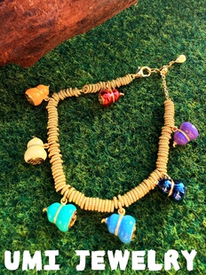 UMI【金玉满堂】是925银镀k金新中式古法珐琅彩葫芦盘缠手链高级