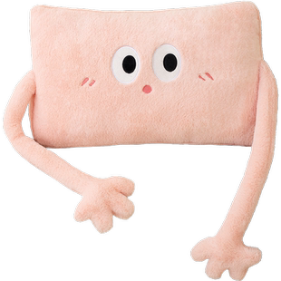 网红同款大眼睛长手掌抱枕床头靠背沙发靠垫睡觉抱枕家居摆设毛绒