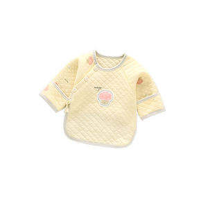 人之初婴儿衣服纯棉新生儿半背衣和尚服秋冬内衣初生宝宝秋衣上衣