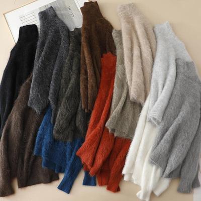 100%纯山羊绒衫2025秋冬