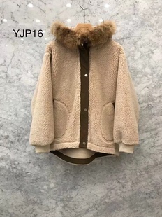JS NEW YORK现货韩国东大门进口时尚连帽宽松百搭长袖外套