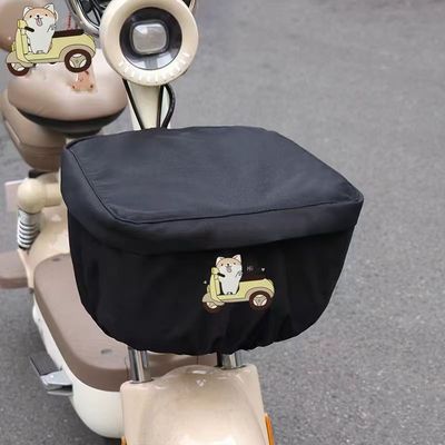 电动车车筐防雨罩前置外包车篮