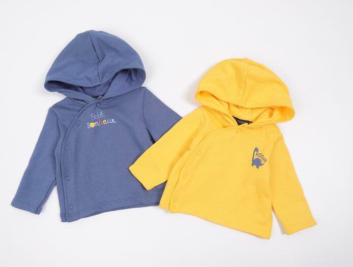 外贸童装出口男宝春秋侧开衫连帽毛线圈长袖卫衣婴儿帅气外套上衣在类目 童装/婴儿装/亲子装, 卫衣/绒衫中 - 来自Buy2taobao.com提供专业的淘宝代购服务