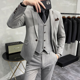 西服套装条纹男西装三件男士小西装外套A207-TZ25-P230大码加价，男装西服套装，电商A207