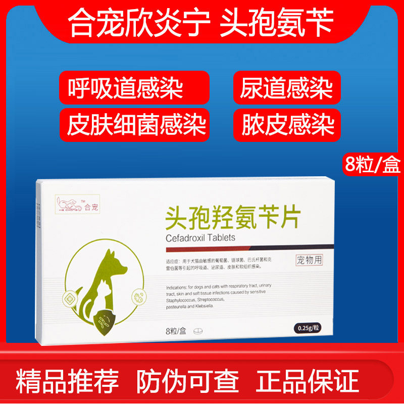 头孢消炎药合宠猫狗细菌皮肤病图片