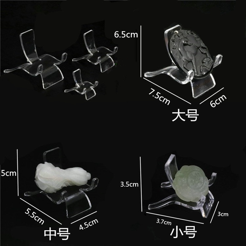 亚克力透明水晶托吊坠挂件手把展示架道具小凳椅子底座手机支架