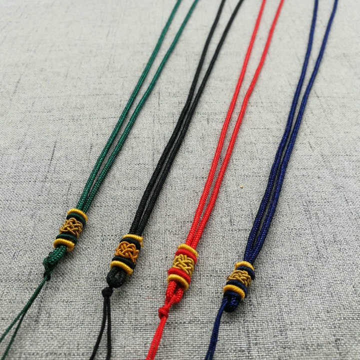 特价吊坠挂绳项链绳男女黄金玉佩翡翠平安扣玉挂坠挂链子毛衣链