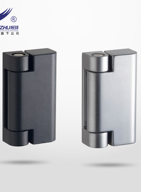 恒珠铰链HL023配电箱工业机柜门铰链合页带阻尼180度锌合金铰链