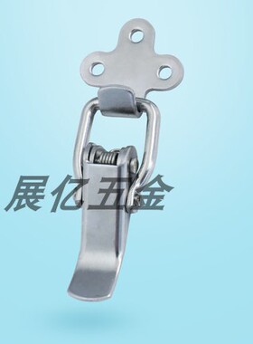 304不锈钢弹簧搭扣锁扁嘴搭扣DK501工具箱锁扣箱扣加厚重型卡扣