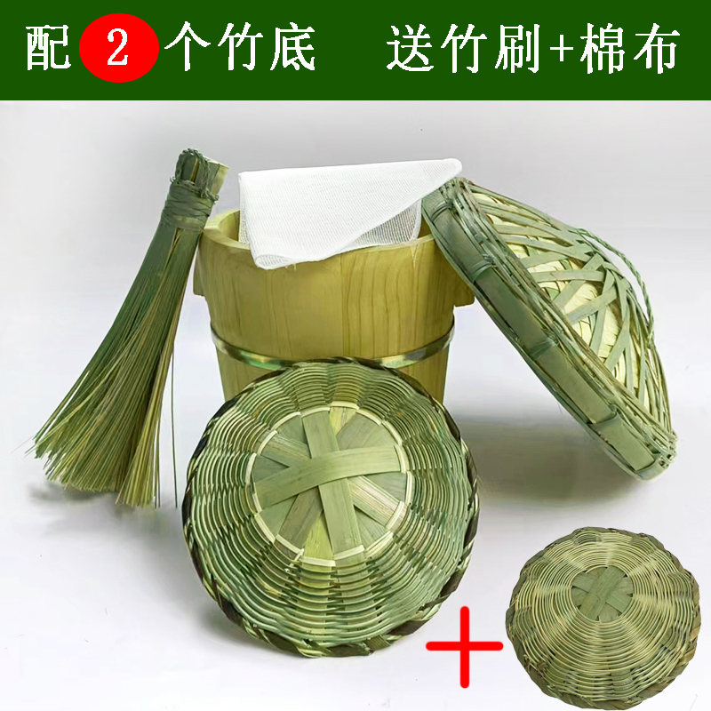 木桶饭甑子厨房家用蒸笼竹编