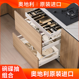 进口blum百隆百变星骑马抽方杆金属抽屉阻尼抽屉轨道方杆托底滑轨