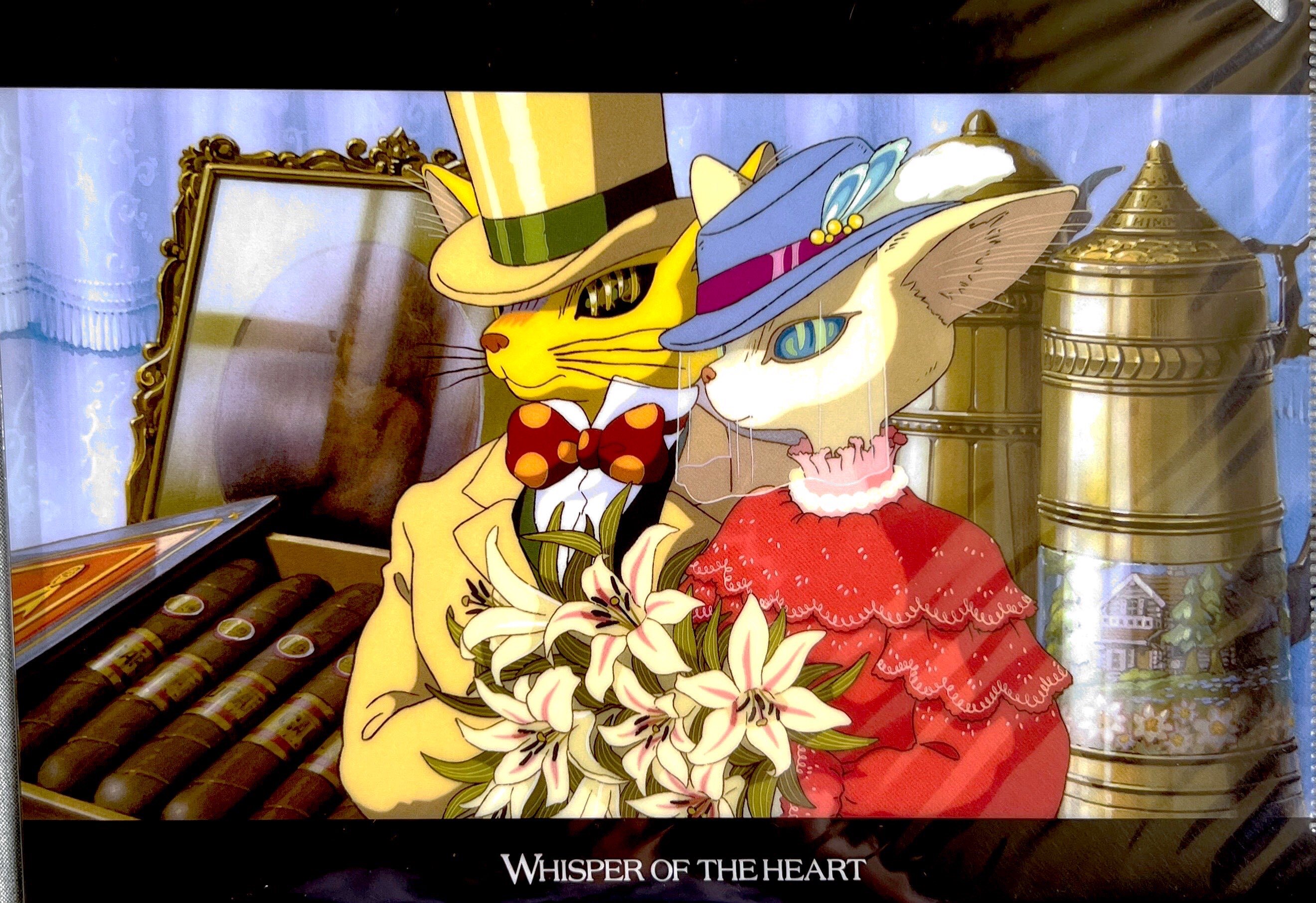 日本橡子正版吉卜力a5文件侧耳倾听经典场景系列宫崎骏动漫周边