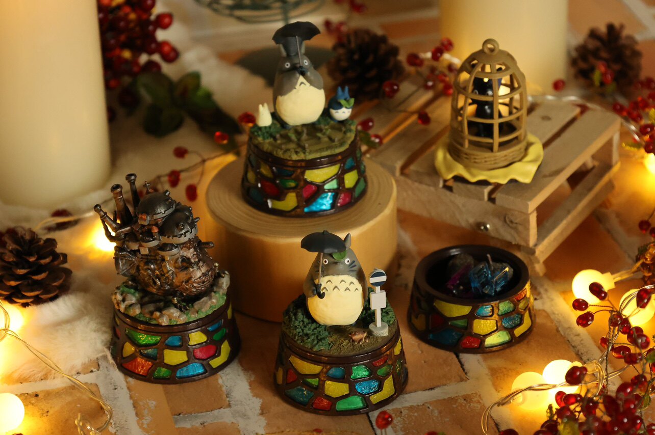 GHIBLI MIYAZAKI ANIME PERIPHERY ACORN HOWLS MOVING CASTLE CHINCHILLA ORNAMENT JEWELRY STORAGE